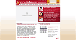 Desktop Screenshot of mytype.sg